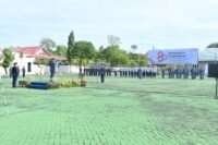 Teguhkan Semangat Pengabdian, Lanud Sjamsudin Noor Gelar Upacara Peringatan HUT ke-80 TNI AU Tahun 2026