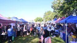 Semarakkan HUT ke-80, TNI AU Wilayah Makassar Gelar Bazar Murah