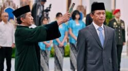 Panglima TNI Hadiri Pelantikan Menteri dan Pejabat Pemerintah Kabinet Merah Putih di Istana Negara