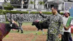 Wapang TNI Dampingi Menhan RI Shalat Idul Adha Bersama Prajurit dan Masyarakat di Papua Barat