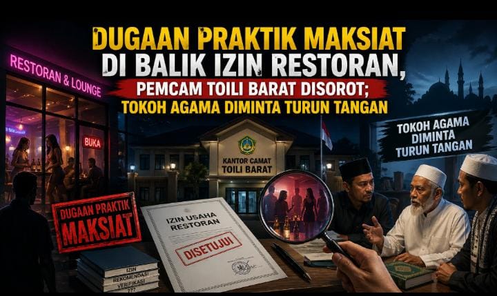 Polemik Cafe Remang di Toili Barat, Klaim Pemcam Dibantah Sumber Internal
