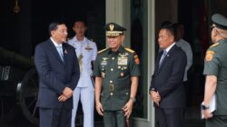 Perkuat Kemitraan Strategis Melalui Pertemuan Bilateral, Panglima TNI Dampingi Menhan RI Terima Kunjungan Menhan Jepang