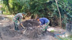 Pembangunan TPT Program TMMD Ke 128 Probolinggo di Desa Brabe Capai 85 Persen, Tinggal Satu Titik Penyelesaian