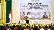 Kasdam XVIII/Kasuari Hadiri Pelepasan Jamaah Haji Papua Barat : Sinergi dan Kepedulian Mengiringi Langkah Suci ke Tanah Suci