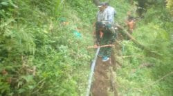 Pengerjaan Pipanisasi dan Penimbunan Pipa di Dusun Klagin, Brabe Capai 80 Persen