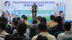 Sinergi, Kodim 0813 Bersama Pemkab dan BPJS Bojonegoro Gelar Pelayanan Kesehatan Gratis