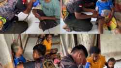 TMMD Ke-128 Kodim 1801/Manokwari Berikan Layanan Kesehatan ke Rumah Warga