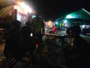Patroli Dinihari Anggota Ingatkan Pemuda Nongkrong