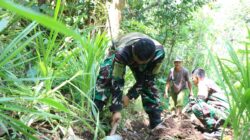 Semangat Satgas Percepat Proses Penyambungan Pipanisasi Demi Penuhi Kebutuhan Air Bersih Warga