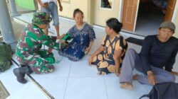 Peduli Kesehatan Warga, Tim Medis Satgas TMMD Layani Pemeriksaan Gratis