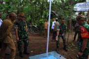 Tim Wasev Sterad Tinjau Pembangunan Tangki Septik Individual TMMD Ke-128 di Desa Brabe