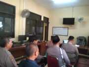 Binrohtal Daring SDM Polres Tuban Diikuti Kapolsek Widang dan Anggotanya