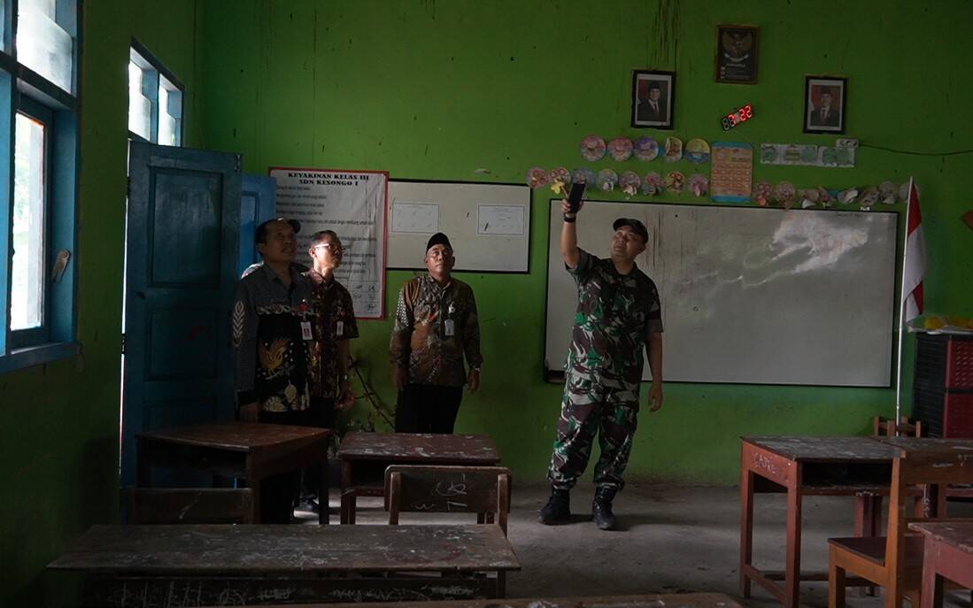 Dandim Bojonegoro Tinjau Sasaran TMMD 129 di Desa Kesongo Kedungadem