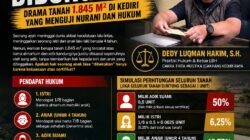 “Antara Kuasa Dokumen dan Hak Ahli Waris: Konflik Tanah Kediri Jadi Ujian Hukum”