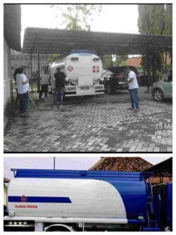 Truk Tangki Pengangkut Solar Subsidi Jadi Perbincangan Panas di Lamongan