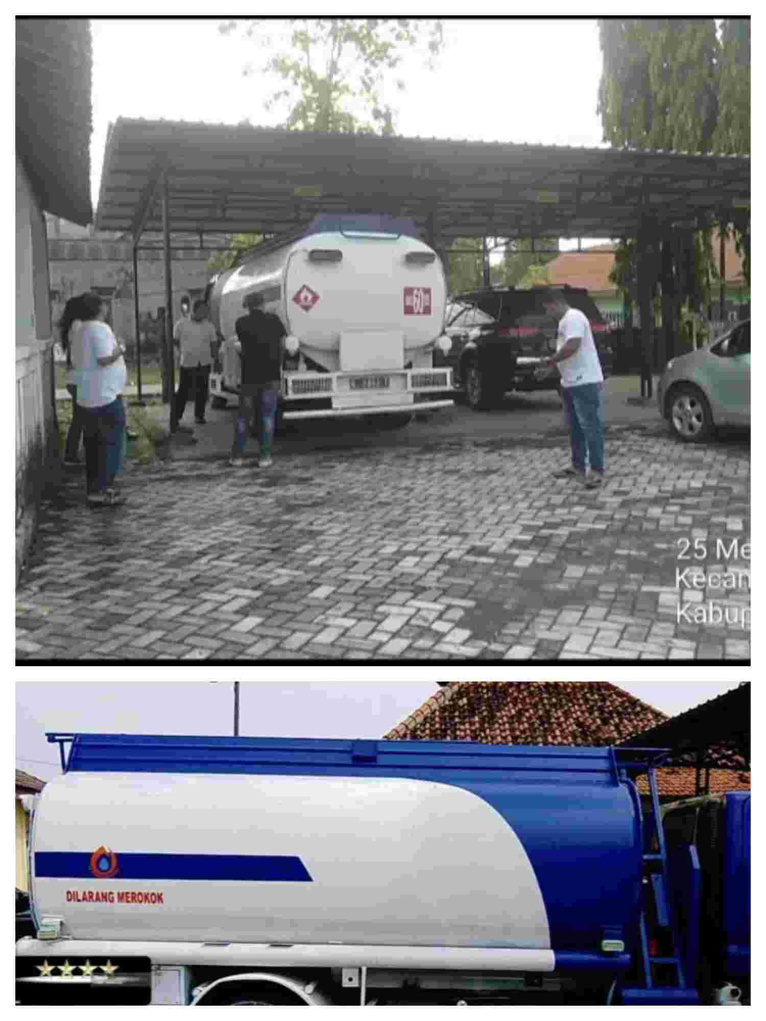 Truk Tangki Pengangkut Solar Subsidi Jadi Perbincangan Panas di Lamongan