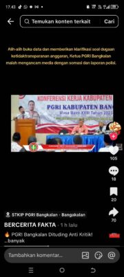 Polemik PGRI Bangkalan Memanas, Transparansi Dana Dipertanyakan, Media Malah Diancam Somasi