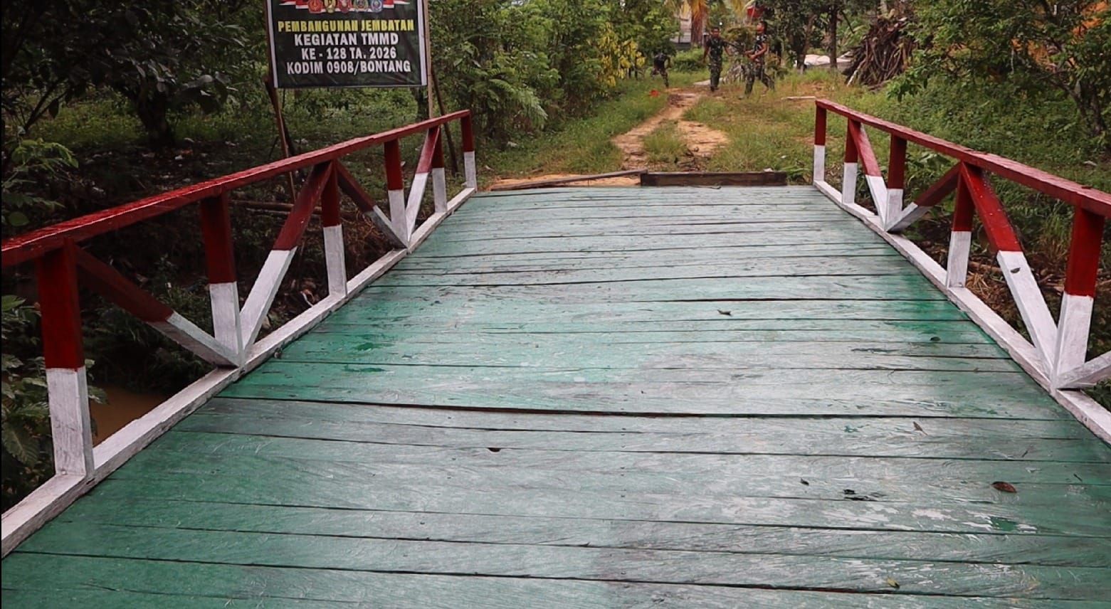 Jembatan TMMD Ke-128 Kodim 0908/Bontang Rampung, Warga Kini Nikmati Akses Lebih Aman