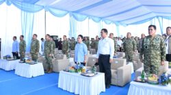 Panglima TNI Bersama Menteri Pertanian Melaksanakan Panen Raya Kedelai Ketahanan Pangan TNI AL di Nganjuk Panglima TNI Bersama Menteri Pertanian Melaksanakan Panen Raya Kedelai Ketahanan Pangan TNI AL di Nganjuk