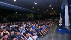 Cegah Penyalahgunaan Narkoba dan LGBT, Lanud Sultan Hasanuddin Gelar Apel Malam dan Tes Urine Prajurit Bujangan