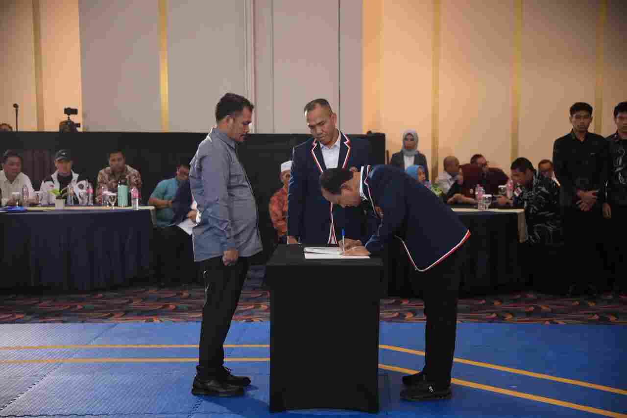 Ketum PBTI Letjen TNI Richard Tampubolon Lantik Pengurus Provinsi Taekwondo Indonesia Maluku Utara 2026-2030