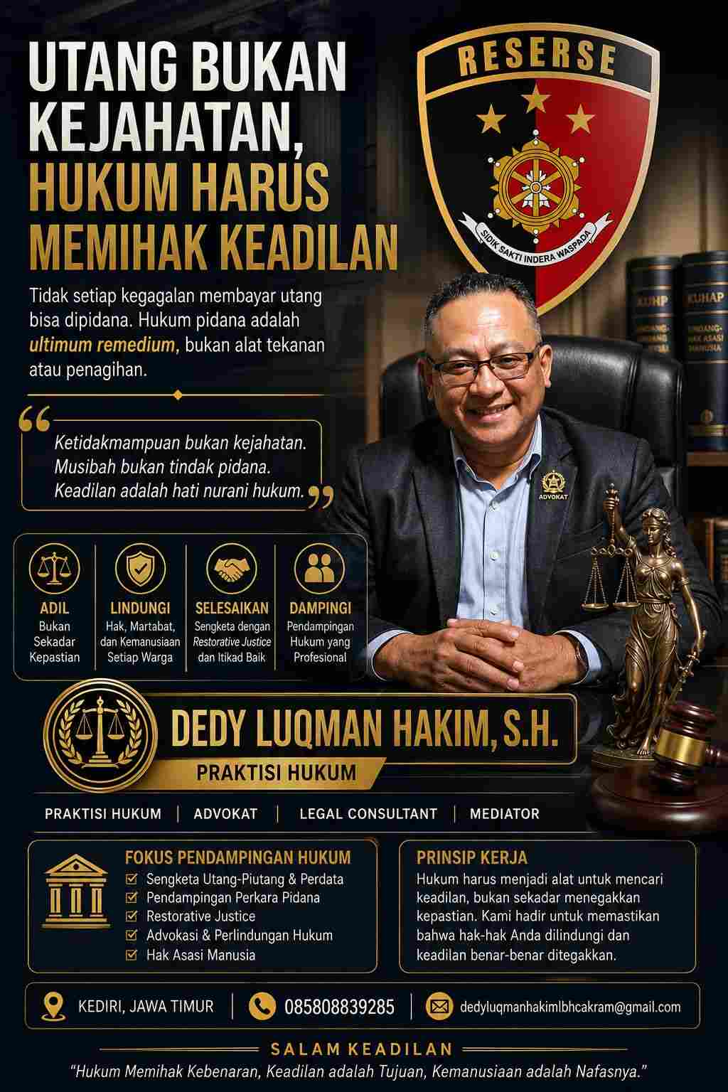 Benarkah Gagal Bayar Bisa Dipenjara? Dedy Luqman Hakim Ungkap Kekeliruan yang Masih Sering Terjadi