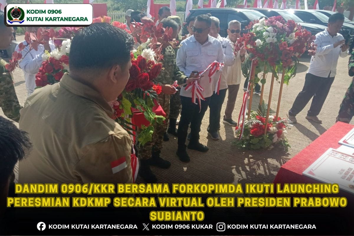 Dandim 0906/Kkr Bersama Forkopimda Ikuti Launching Peresmian KDKMP Secara Virtual Oleh Presiden Prabowo Subianto Dandim 0906/Kkr Bersama Forkopimda Ikuti Launching Peresmian KDKMP Secara Virtual Oleh Presiden Prabowo Subianto