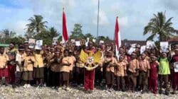 Kegiatan Peringati Hari Lahir Pancasila, Membuat Tawa dan Senyum Kebahagiaan Anak-Anak Papua Kembali Pecah