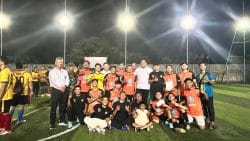 Satreskrim FC dan Senkom FC Bersinar di Partai Puncak Turnamen Mini Soccer
