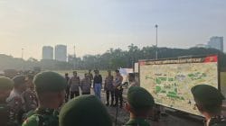 Monas Jadi Titik Sentral Pengamanan, Ribuan Personel Gabungan Disiagakan Hadapi Unras Mahasiswa