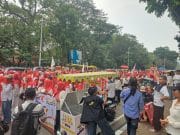 Aliansi Masyarakat Jakarta Gelar Aksi, Minta Prabowo Lanjutkan Program MBG
