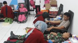 Babinsa Kodim Bojonegoro Ikuti Donor Darah Hari Bhayangkara Tahun 2026