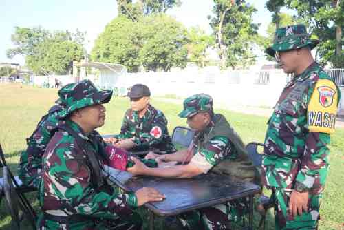Uji Kemampuan Jasmani Militer Prajurit, Kodim Bojonegoro Gelar PSJM Sistem Blok