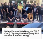 Polda Lampung Bertindak Cepat, 8 Pelaku Dugaan Perampasan Mobil Diringkus