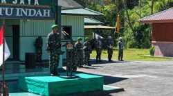 Kodim 1714/Puncak Jaya Gelar Korps Rapot Pindah Satuan dan Penerimaan Personel Baru