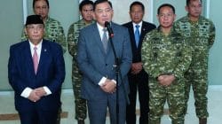 Panglima TNI dan Menhan RI Hadiri Raker Bersama Komisi I DPR RI