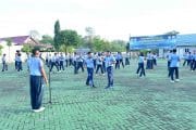 Perkuat Fisik, Mental, dan Kesiapsiagaan, Personel Lanud Sjamsudin Noor Asah Kemampuan Bela Diri Taktis