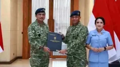 Danlanud Sultan Hasanuddin Resmi Sandang Pangkat Marsekal Pertama
