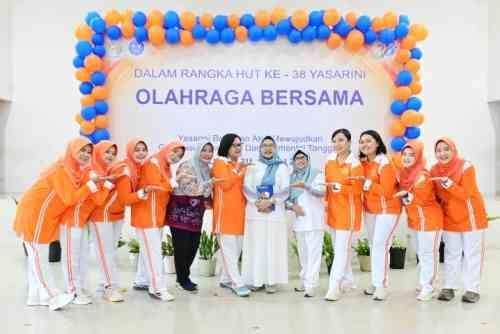 Merangkai Bahagia Dengan Anak-Anak TK Angkasa, Olahraga Bersama HUT Ke-38 Yasarini Penuh Keceriaan di Lanud Sjamsudin Noor