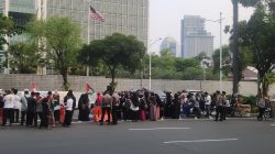 Puluhan Massa AWG Gelar Aksi Bela Palestina, Tuntut Penghentian Kekerasan di Gaza