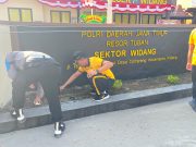 Dukung Indonesia Asri, Kapolsek Widang Pimpin Korve