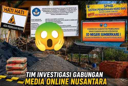 Revitalisasi SDN Sumberkare I Disorot, Ketua Pelaksana Diklaim Hanya Nama