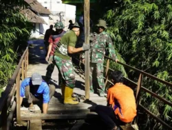 Wujudkan Jembatan Impian: Satgas TMMD 129 Bojonegoro dan Warga Bongkar Akses Lama Dusun Mundu