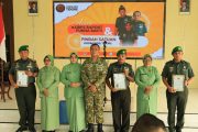 Penuh Haru, Dandim 1505/Tidore Beri Penghargaan kepada Prajurit Purna Bakti dan Pindah Satuan