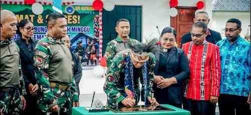Dulu Beribadah di Teras, Kini Anak-anak Papua Memiliki Gedung Sekolah Minggu Permanen