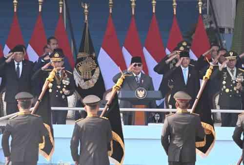 Panglima TNI Hadiri Peringatan HUT Ke-80 Bhayangkara, Perkuat Sinergi TNI-Polri