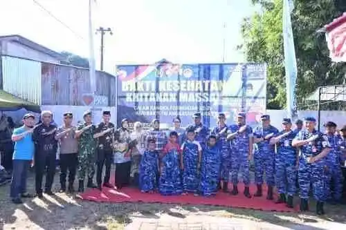 Lanud Sultan Hasanuddin Gelar Khitanan Massal Peringati Hari Bakti ke-79 TNI AU di Takalar