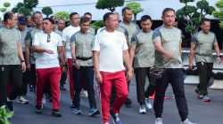Panglima TNI dan Kasad Perkuat Soliditas Melalui Olahraga Bersama Prajurit