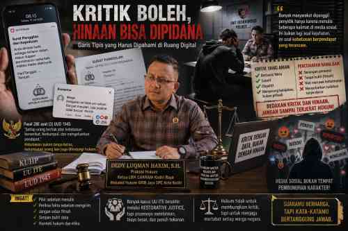 Ketika Kritik Dibalas Laporan Polisi: Mengungkap Fakta di Balik Ramainya Kasus Pencemaran Nama Baik di Era Digital Ketika Kritik Dibalas Laporan Polisi: Mengungkap Fakta di Balik Ramainya Kasus Pencemaran Nama Baik di Era Digital