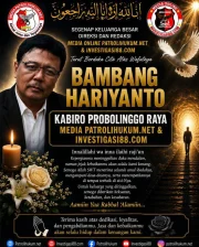 Kabar Duka dari Probolinggo, Bambang Hariyanto Kabiro Patrolihukum.net Berpulang